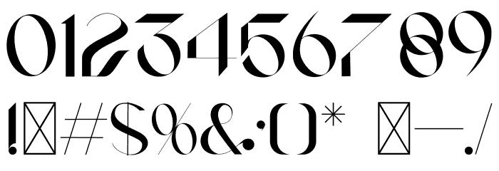 Doky Font OTHER CHARS