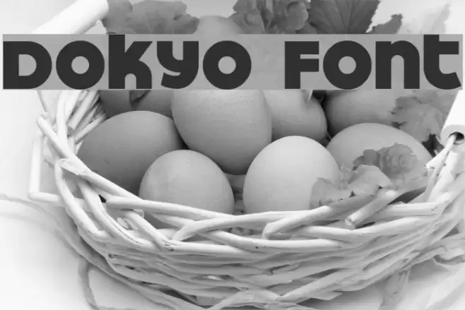 Dokyo Font examples