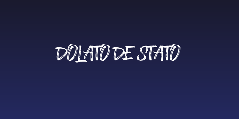 Dolato de Stato Social Header
