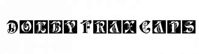 DolbyFraxCaps  Fuentes Gratis Descargar