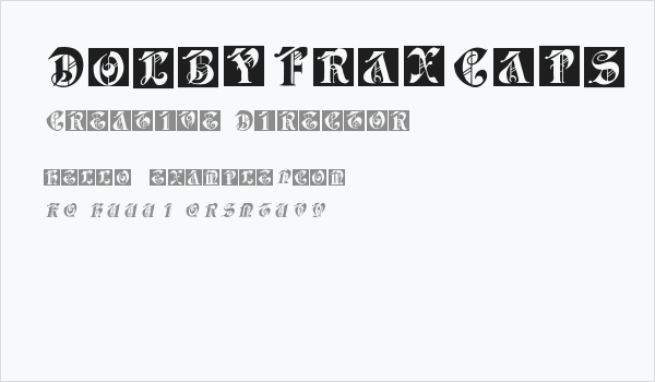 DolbyFraxCaps Business Card