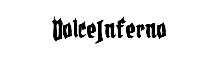 Dolce Inferno  Free Fonts Download