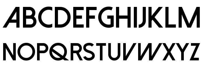 Dolce Vita Heavy Bold Font LOWERCASE