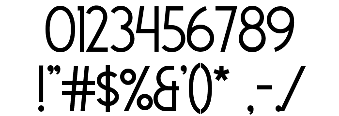Dolce Vita Font OTHER CHARS