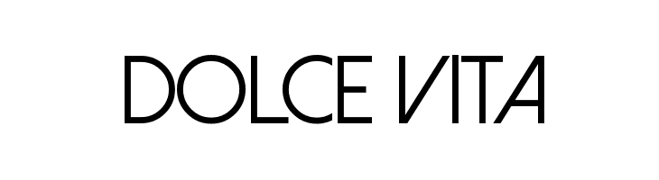 Dolce Vita  Frei Schriftart Herunterladen