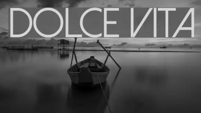 Dolce Vita Font examples