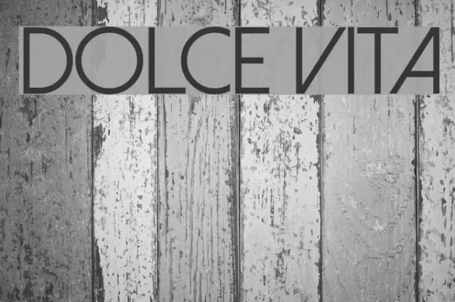 Dolce Vita Font examples