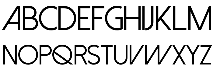 Dolce Vita Font LOWERCASE