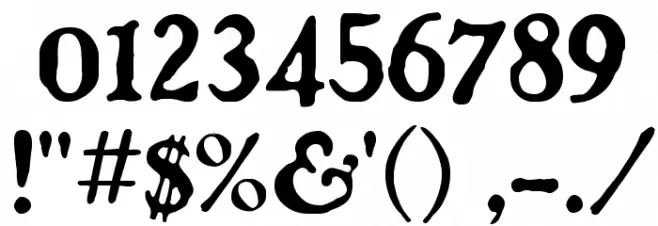 Dolenzo J Font OTHER CHARS