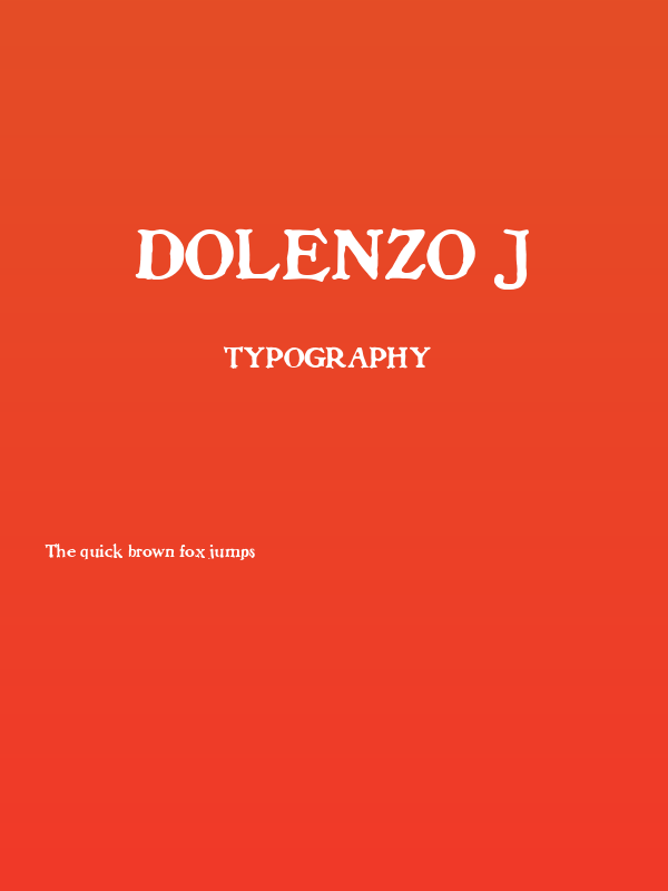 Dolenzo J Poster