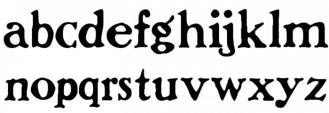 Dolenzo J Caratteri MINUSCOLO