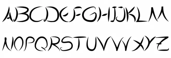 Dolgan 字体 大写