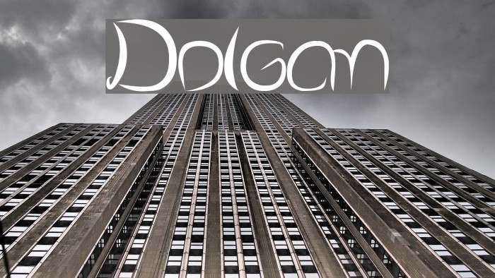 Dolgan Font examples