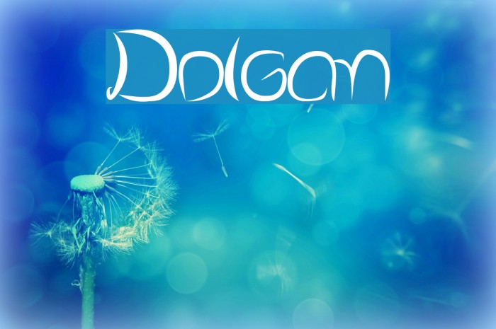 Dolgan Font examples