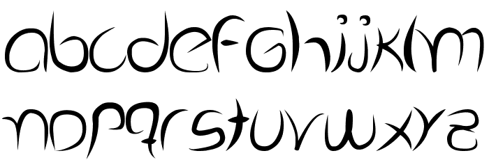 Dolgan Font LOWERCASE