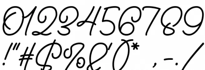 Dolica Kathy Font OTHER CHARS