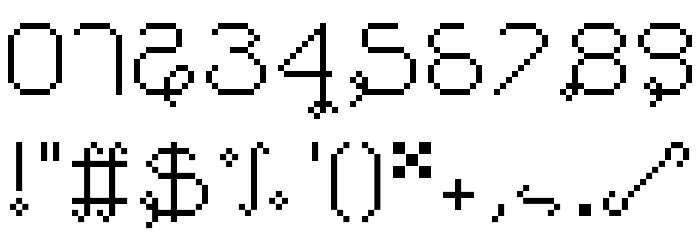 DollPixellowzz Font OTHER CHARS