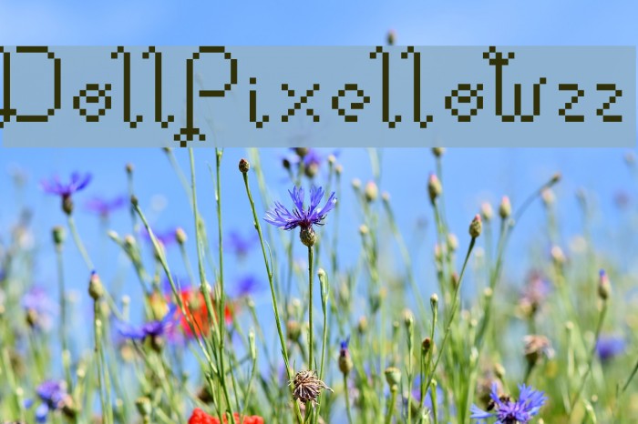 DollPixellowzz Font examples