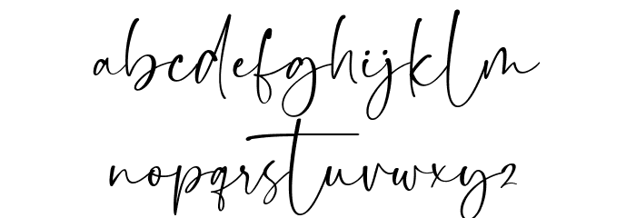 Dollamin Font LOWERCASE