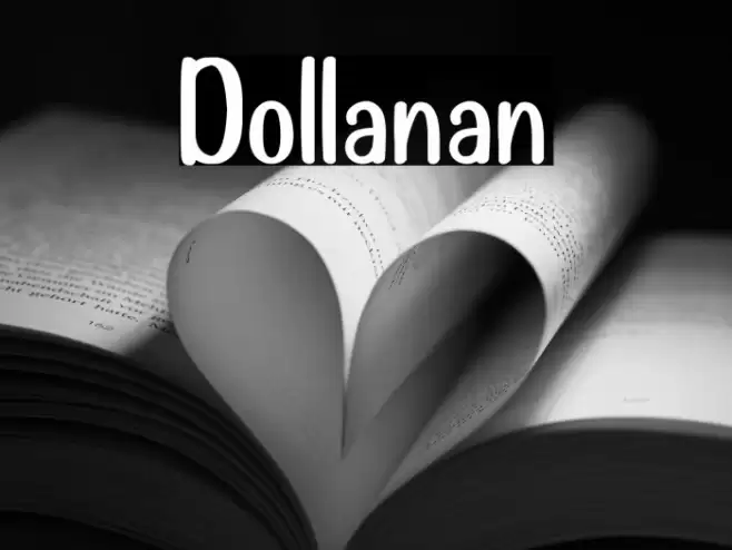 Dollanan Font examples