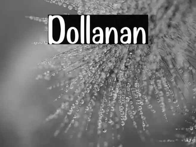Dollanan Font examples