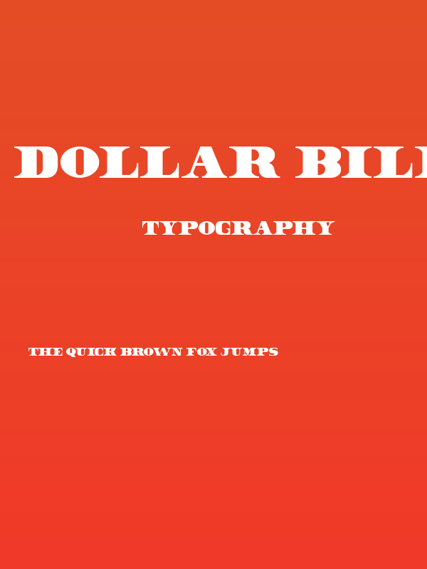 Dollar Bill Poster