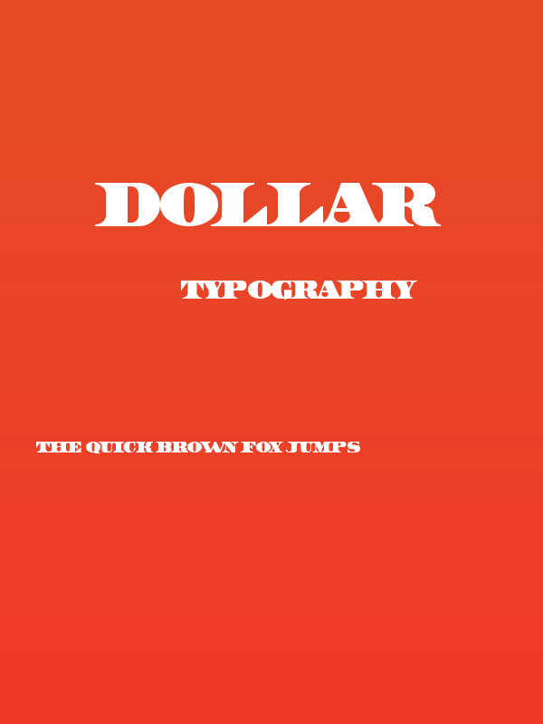 Dollar Poster