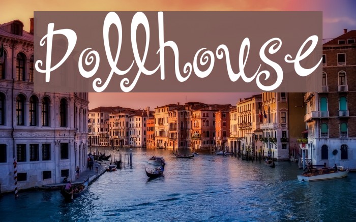 Dollhouse Font examples