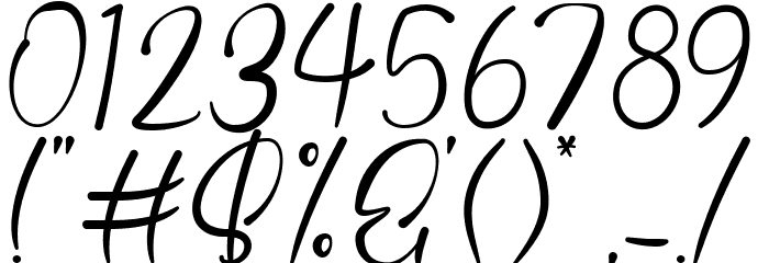 Dollie Demo Font OTHER CHARS