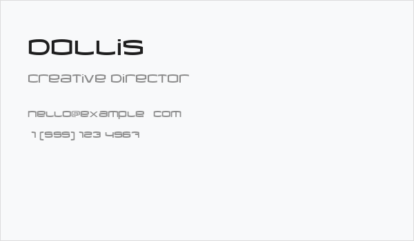 Dollis Business Card