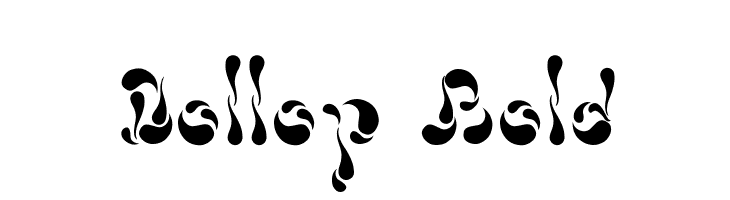 Dollop Bold  font caratteri gratis