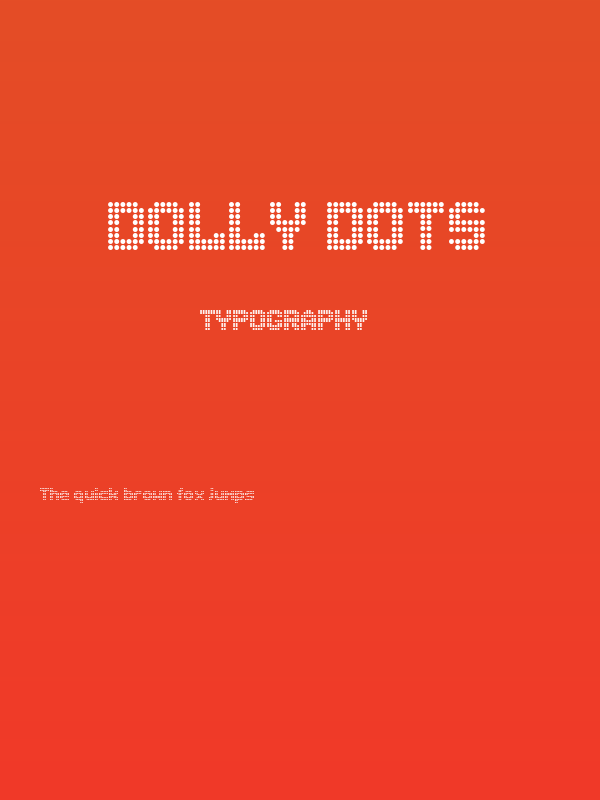 Dolly Dots Poster