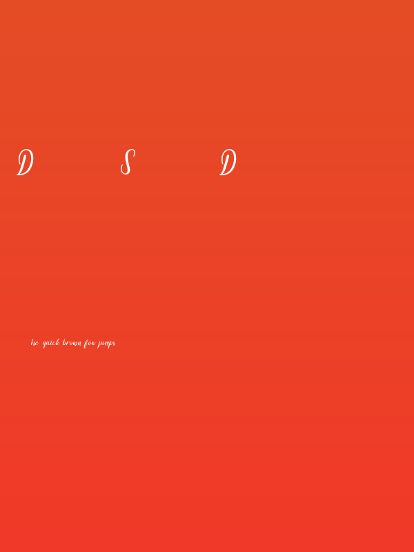 Dollyn Script DEMO Regular Poster