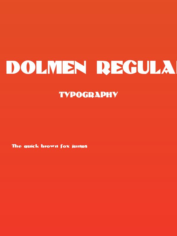 Dolmen Regular Poster