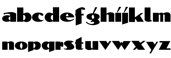 Dolmen Regular Font LOWERCASE