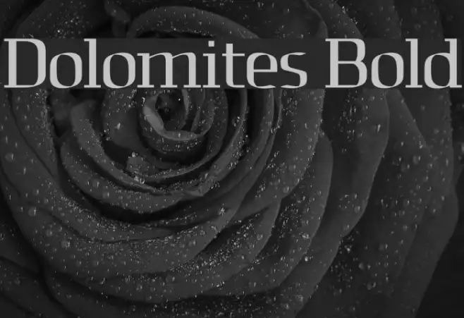 Dolomites Bold Example 1