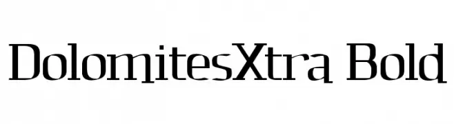 DolomitesXtra Bold  تنزيل الخطوط