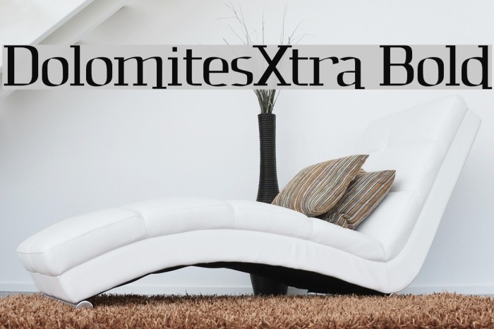 DolomitesXtra Bold Font examples