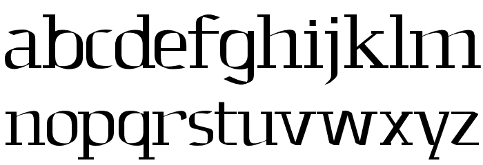 Dolomites Font LOWERCASE