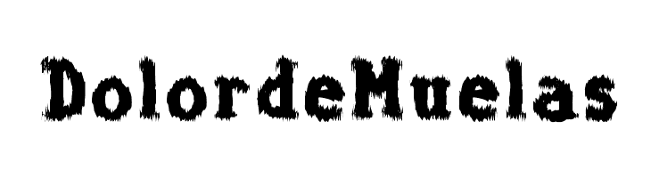 Dolor de Muelas Font
