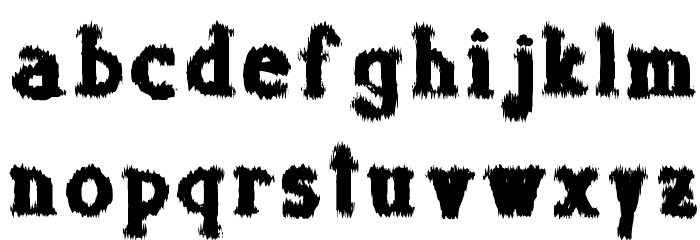 Dolor de Muelas Font LOWERCASE