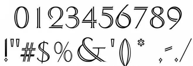 Dolphian Font OTHER CHARS