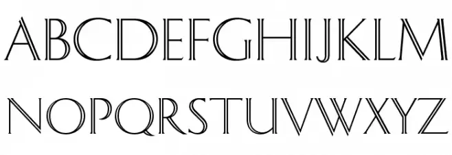 Dolphian Schriftart Groß
