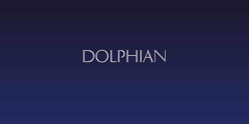 Dolphian Social Header