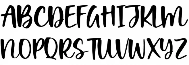 Dolphin Dolls Schriftart Groß