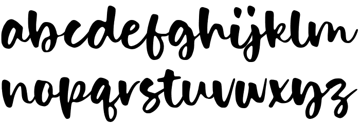 Dolphin Dolls Font LOWERCASE