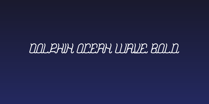 Dolphin Ocean Wave Bold Social Header