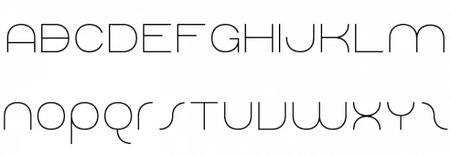 Dolphin Sans Regular フォント 大文字