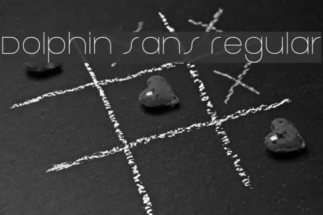 Dolphin Sans Regular Font examples