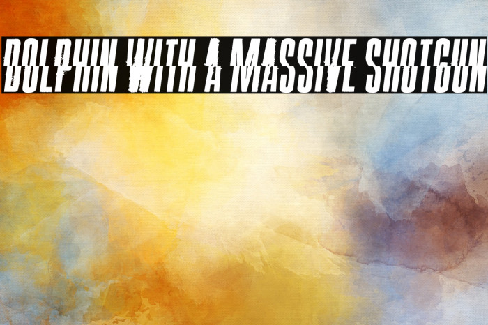 Dolphin with a Massive Shotgun Example 3
